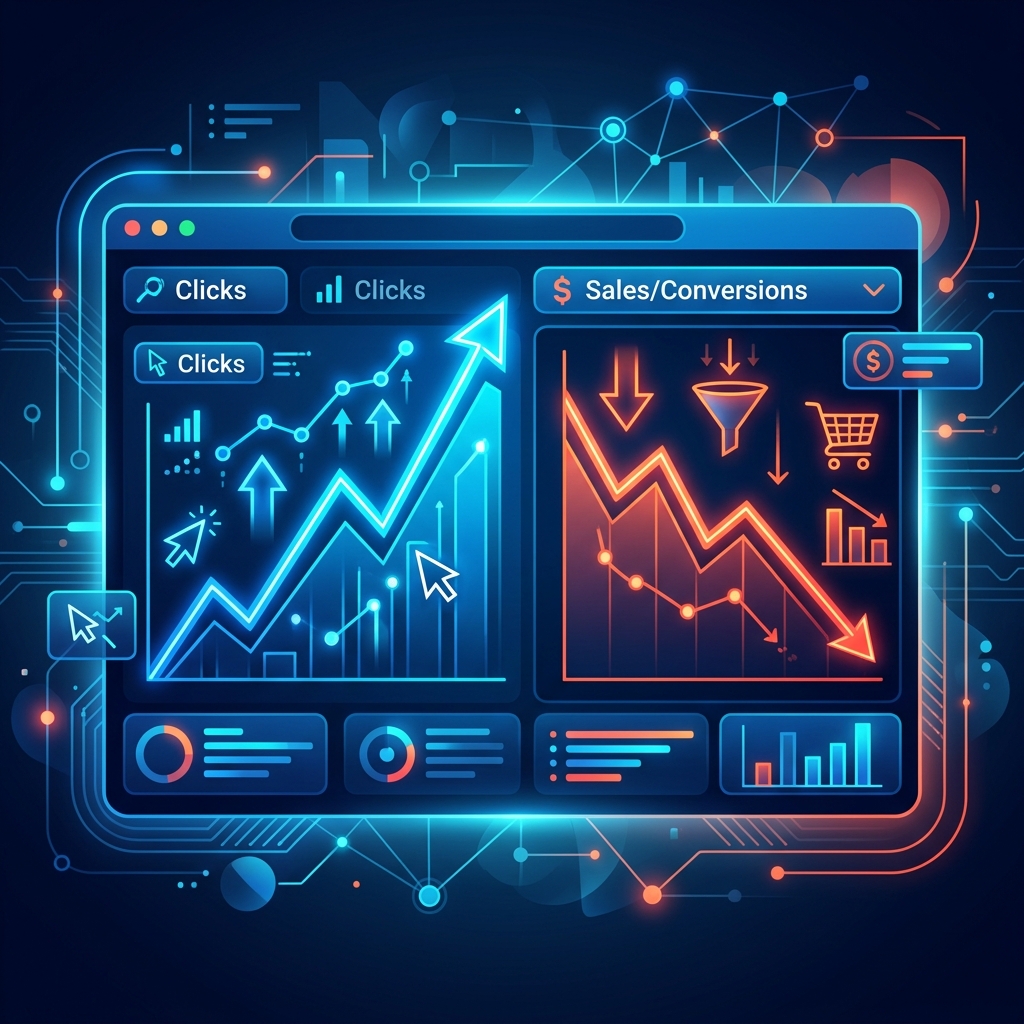 ¿Por qué tus campañas de Google Ads tienen clics pero cero ventas?